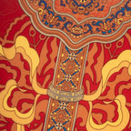 Auspiciousness and Fulfillment Porcelain Painting