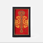 Auspiciousness and Fulfillment Porcelain Painting