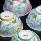 「四季和平」琺瑯彩繪碗筷套裝，4人份，4.80吋（12.2公分）