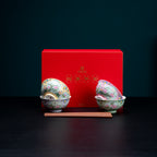 「四季和平」琺瑯彩繪碗筷套裝，4人份，4.80吋（12.2公分）