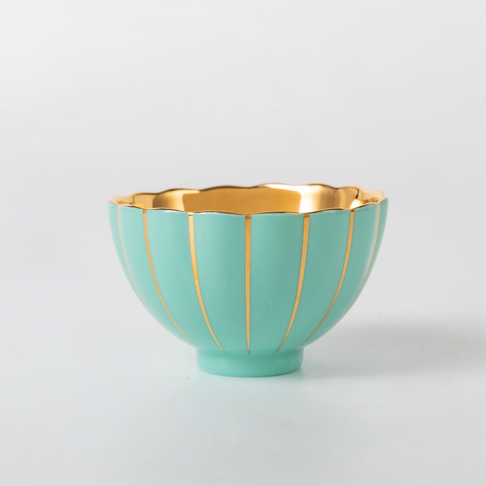 Petal Gilded Master's Cup, Color Glazed Teacup 3 fl.oz. 90ml