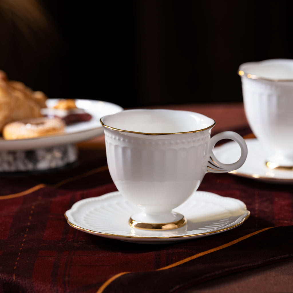 幻影之海骨瓷杯碟套裝，6.76 液盎司（200毫升）