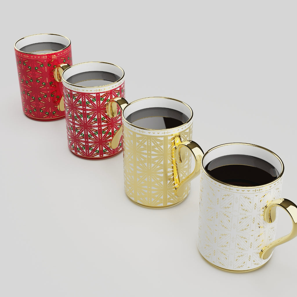 崇福寺にインスパイアされたラティスマグ 12.85 fl.oz. 380ml