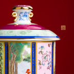 Imperial Qiankun 3-Piece Relief Enamel Mug Set,20.97 fl.oz.620ml