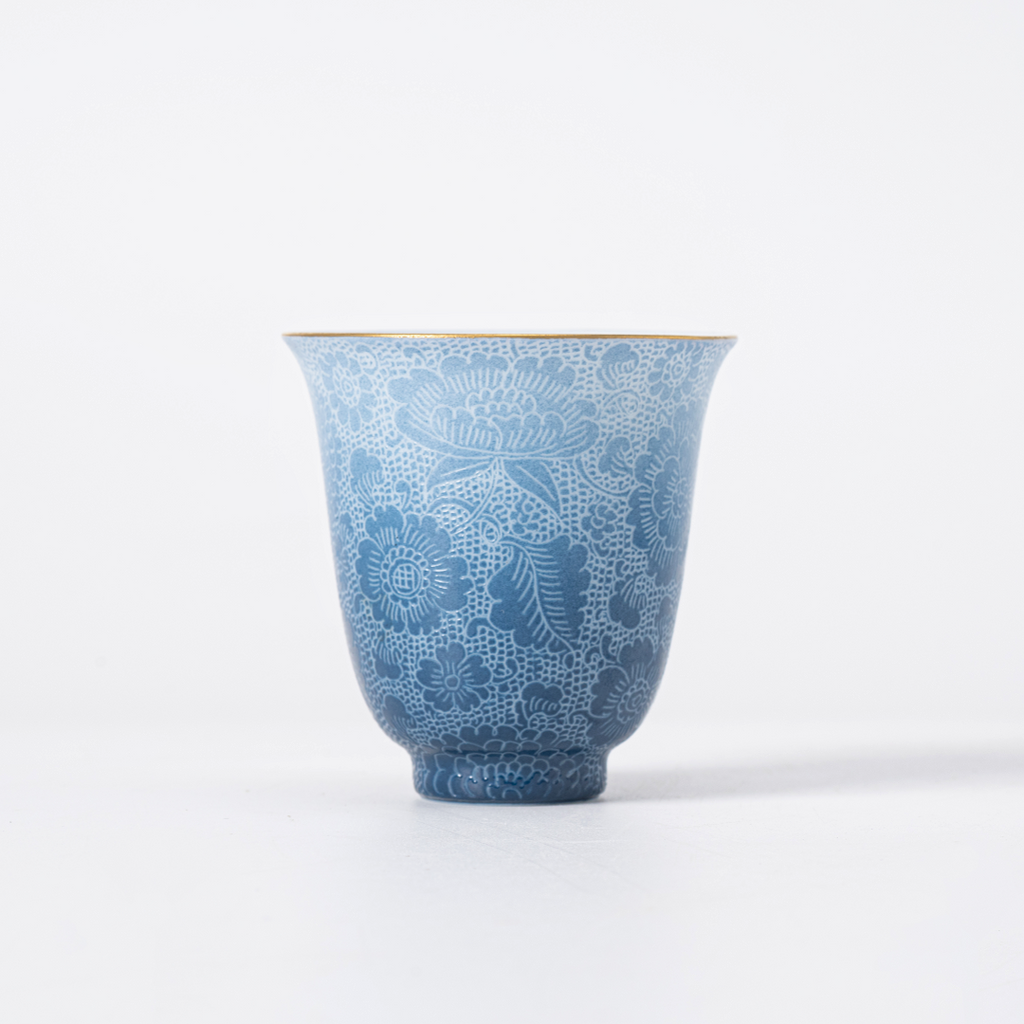 July Cymbidium Orchid Goddess | Twelve Goddesses Millefleurs Teaware