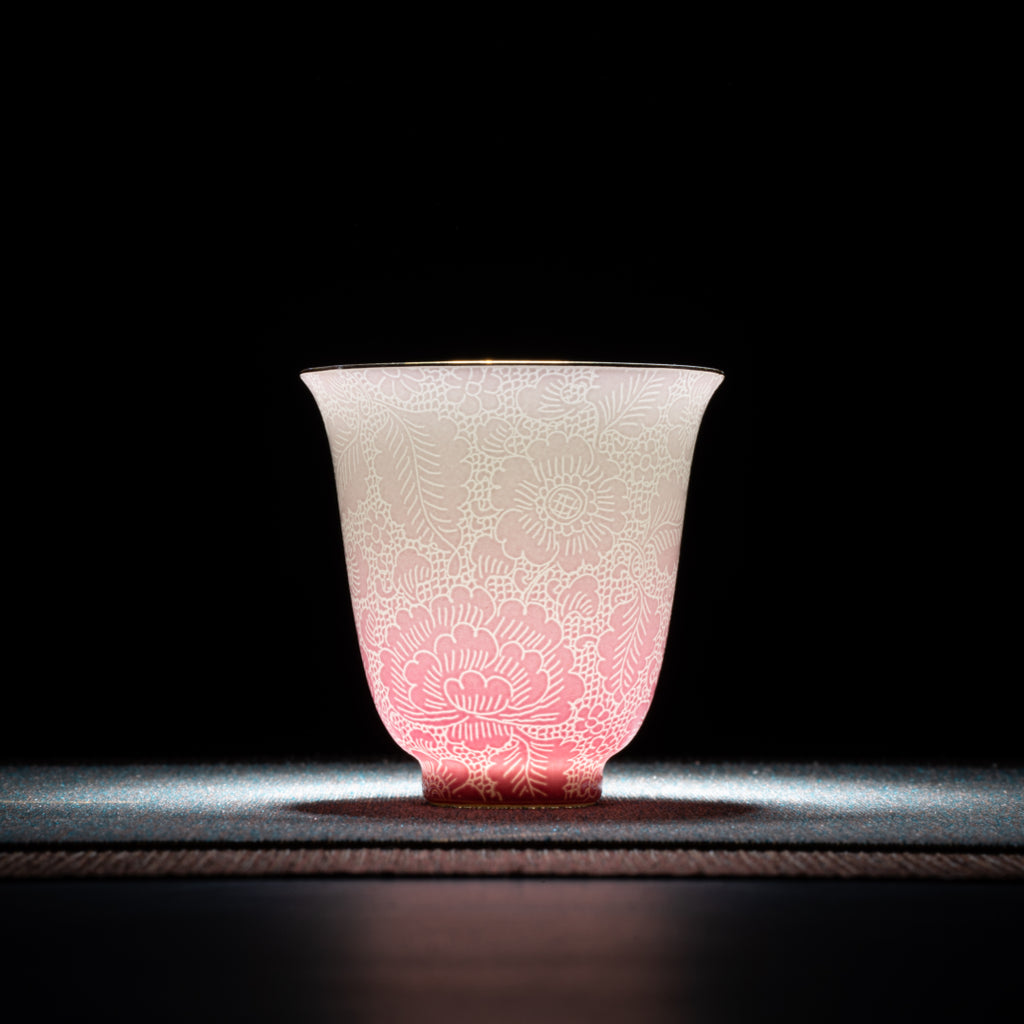 March Peach Blossom Goddess | Twelve Goddesses Millefleurs Teaware