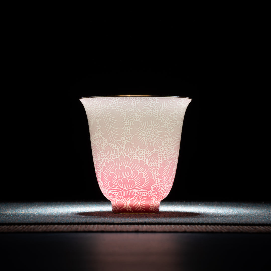 March Peach Blossom Goddess | Twelve Goddesses Millefleurs Teaware