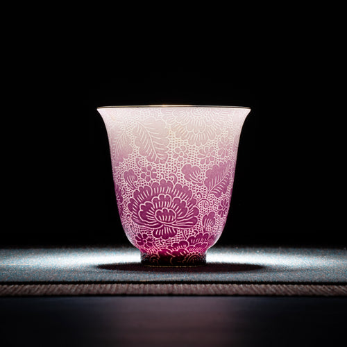 October Confederate Rose Goddess | Twelve Goddesses Millefleurs Teaware