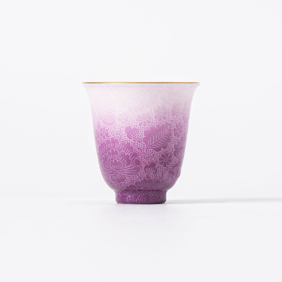October Confederate Rose Goddess | Twelve Goddesses Millefleurs Teaware