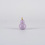 吉祥葫蘆茶具套裝（兩人份）：茶壺、茶杯、擺飾和杯墊