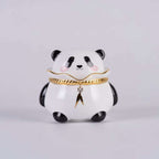 Chinese Panda Portable Bone China Tea Set (3-Piece Quick-Brew Set)