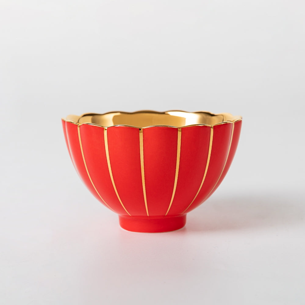 Petal Gilded Master's Cup, Color Glazed Teacup 3 fl.oz. 90ml