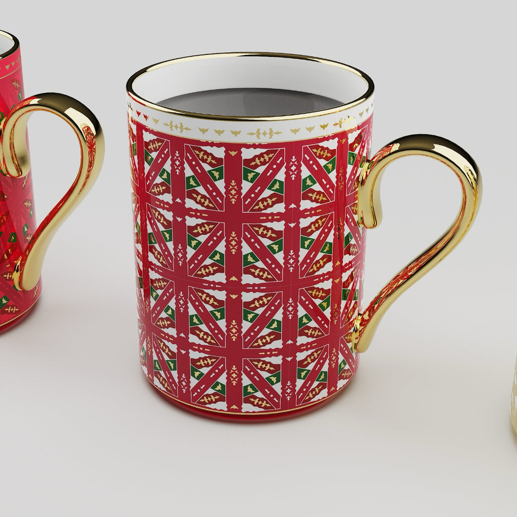 崇福寺にインスパイアされたラティスマグ 12.85 fl.oz. 380ml