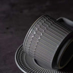 羅馬假日咖啡杯碟套裝，陶器，7.78 液盎司（230毫升）