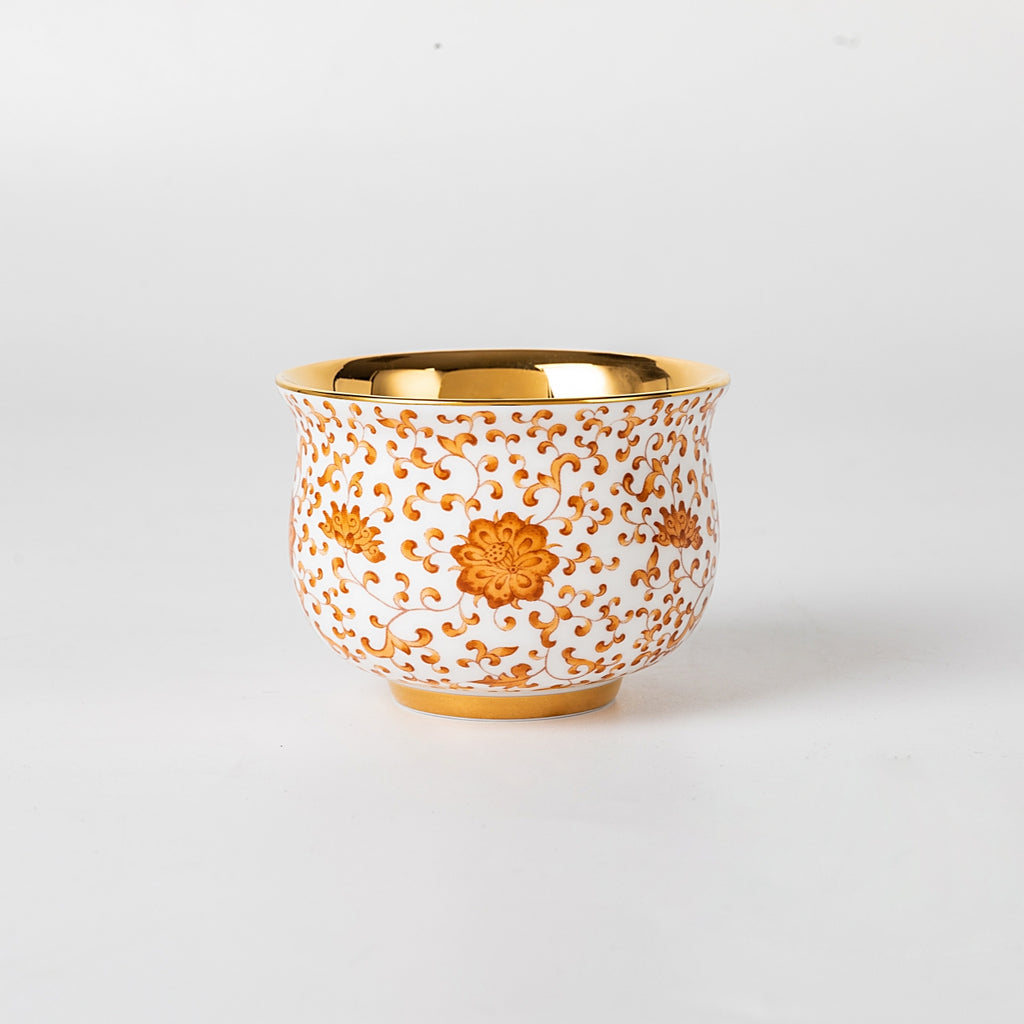 鍍金大師復古中國風品酒杯，3 種形狀可選