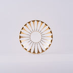 向日葵骨瓷杯碟套裝，6.76 液盎司（200毫升） 